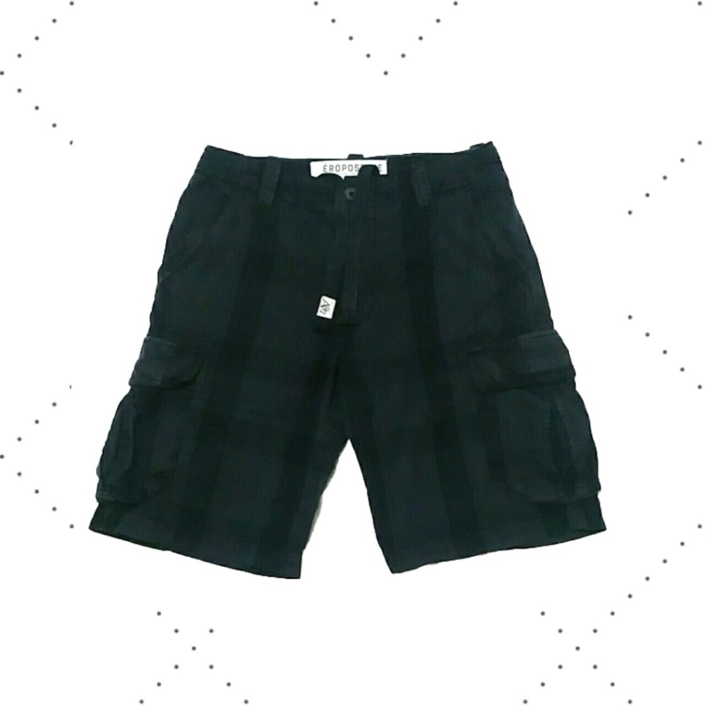 Aeropostale Mens Black Grey